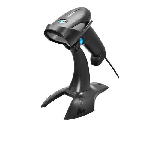 Escáner de código de barras de mano 1D con base y autosensor (SCI150)